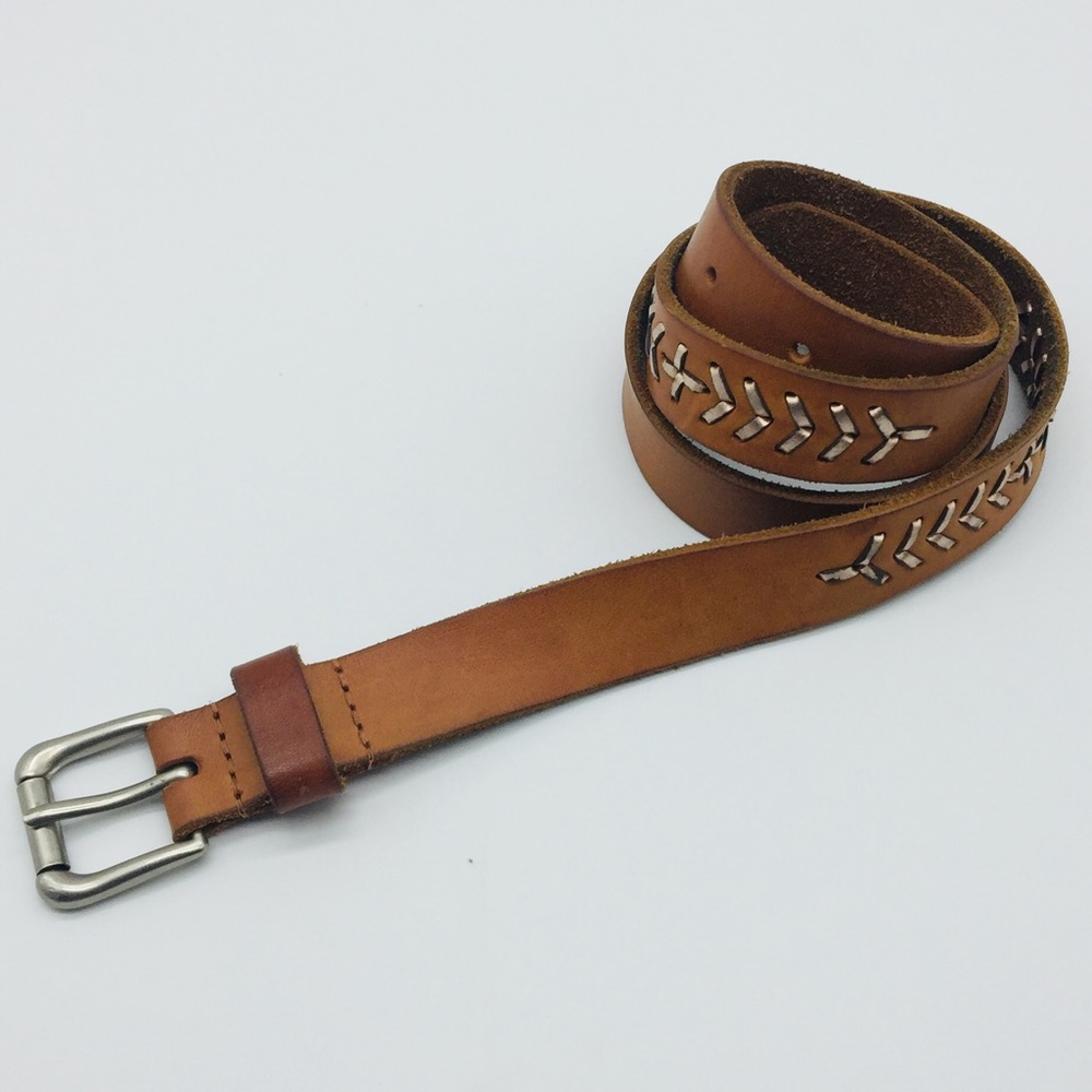 AE BOHO CHIC LEATHER BELT || Brown || XS
